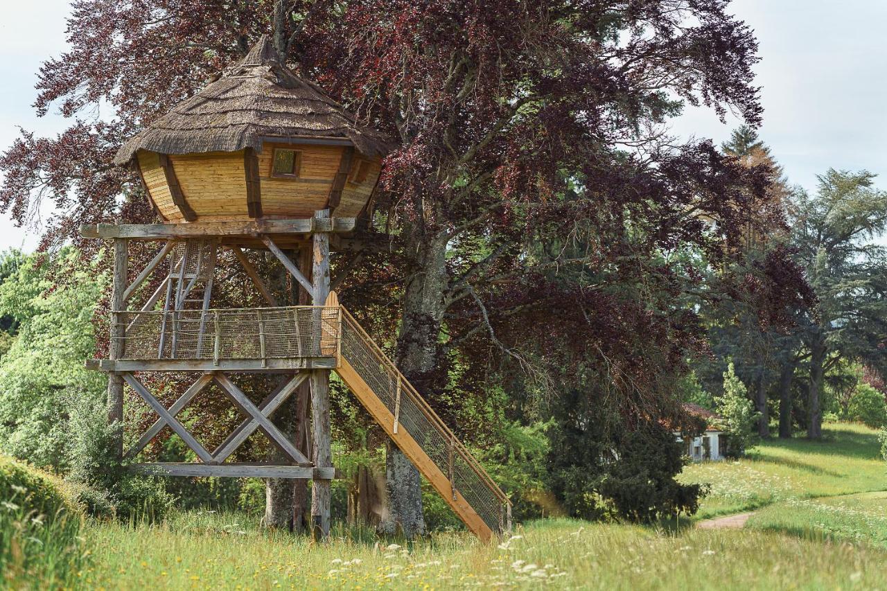 Cabane Perchee Dans Les Arbres Saint-Hilaire-en-Morvan Exterior foto